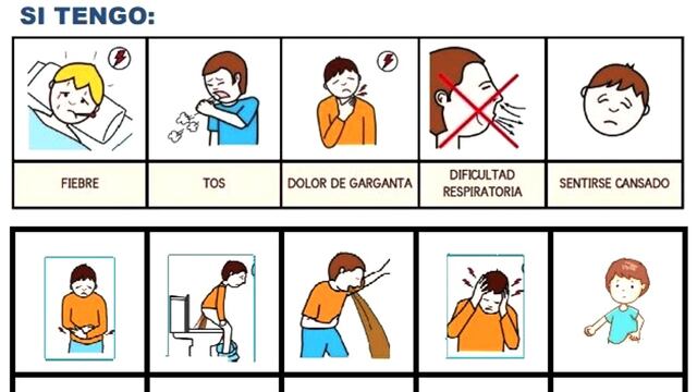 Colocaron pictogramas en los centros de salud para mejroar la comunicación con personas autistas