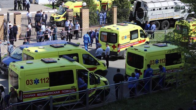 Tiroteo en una escuela de Kazan, Rusia