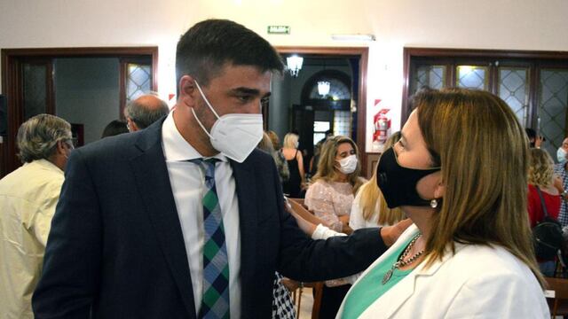 Egger y Galli durante la Apertura de Sesiones