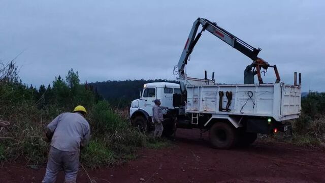 El saldo de la tormenta en Puerto Libertad: caída de postes y líneas eléctricas en zonas rurales.
