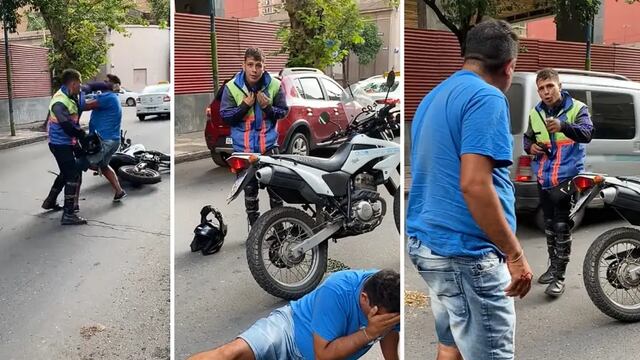 Un inspector de tránsito golpeó a un taxista que se resistió a un control en la capital tucumana