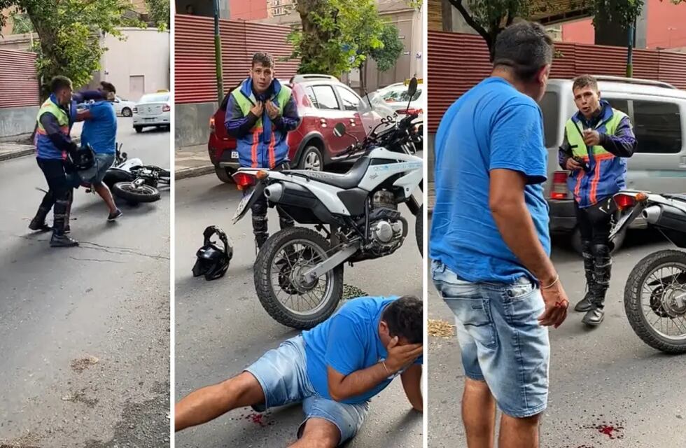 Un inspector de tránsito golpeó a un taxista que se resistió a un control en la capital tucumana