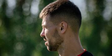 Federico Lértora pasó de Belgrano a Colón, y desde México vivirá el partido de este lunes como algo especial (Prensa Colón).