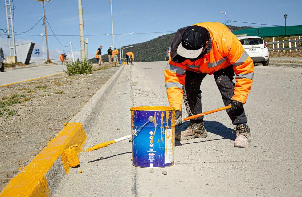 Se realizaron trabajos de embellecimiento y puesta en valor en Avenida de la Estancia
