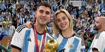 La ex de Exequiel Palacios se vengó del campeón del mundo