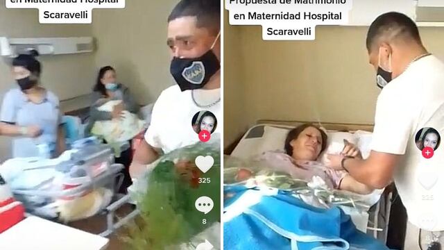 Emotiva propuesta de casamiento en un hospital de Mendoza.
