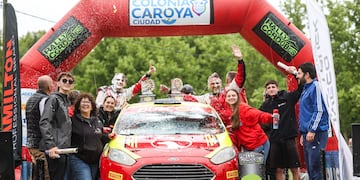 Mario y Nicolás Bruno Arroyito Rally Cordobés