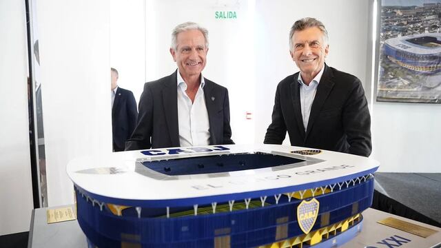 Mauricio Macri se presentó como candidato a vicepresidente de Boca junto a Andrés Ibarra.