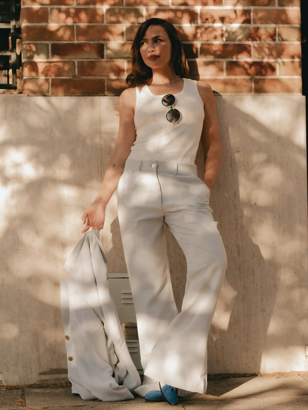 Saco sastrero y musculosa: Celeste Cid hizo el match perfecto y dio cátedra de estilo con un look elegante y chic