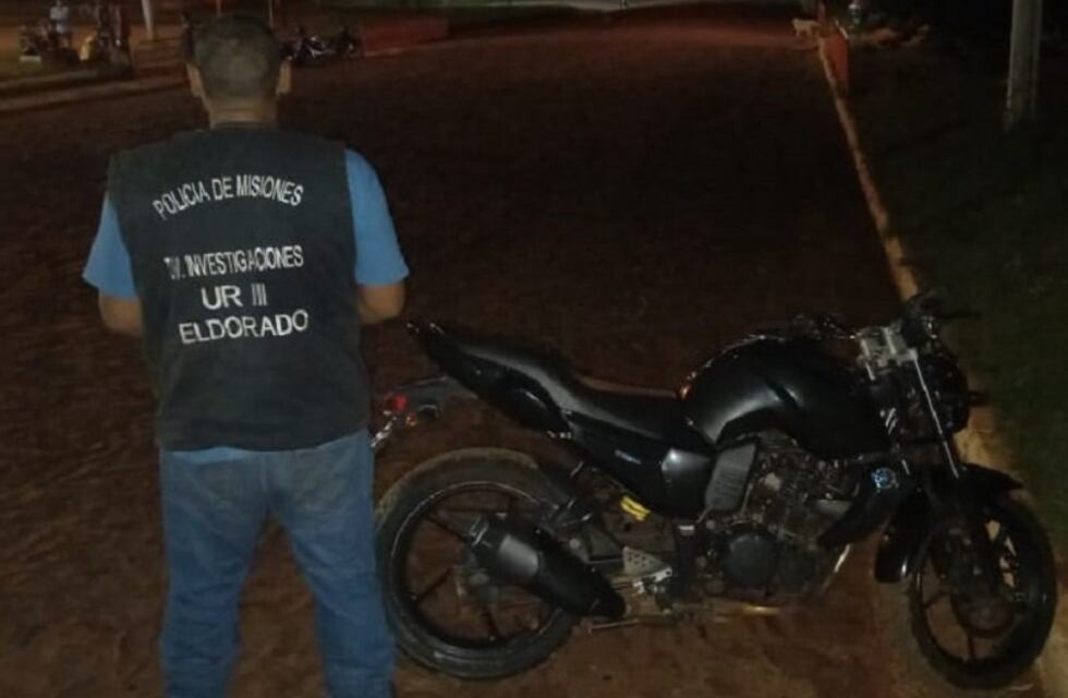 Recuperaron una motocicleta robada que intentaba ser vendida por redes sociales