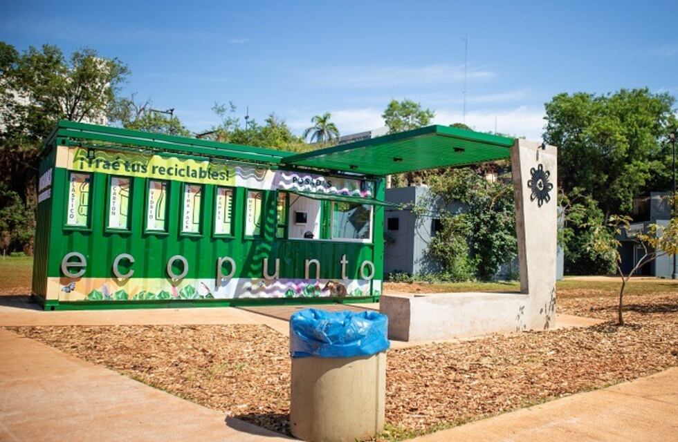 Instalaron un sexto Ecopunto fijo en el Parque la Cascada de Posadas