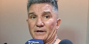 Luis Fabián Artime, presidente de Belgrano, después del clásico con Talleres. (La Voz)