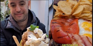 Fue a una parrila en Boedo y comió entrada, plato principal y postre por un precio impensado