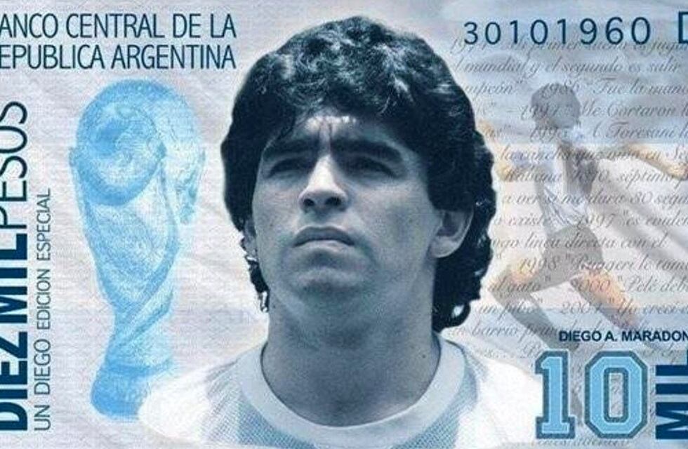 Jorge Lanata denunció el negocio millonario de los billetes con la cara de Diego Maradona
