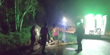 Choque y fuga en Santiago de Liniers dejó un saldo de dos heridos graves.