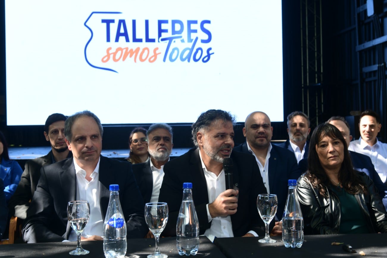 Presentación de la lista Talleres somos todos. Ramiro Pereyra/La Voz