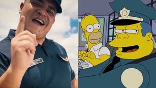 Hizo el spot de la Policía de Córdoba con personajes de Los Simpson.