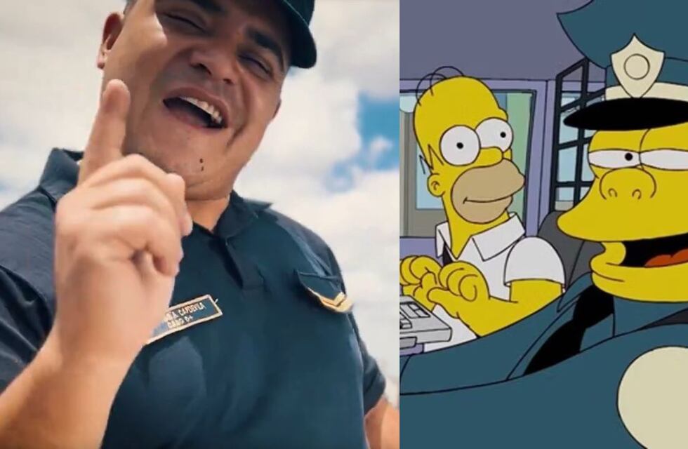 Hizo el desopilante spot de la Policía de Córdoba con Los Simpson y el resultado es furor en redes