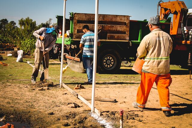 Esta acción se replica en distintas zonas de la ciudad como iniciativa para brindar espacios adecuados para que los chicos puedan realizar deportes y jugar.