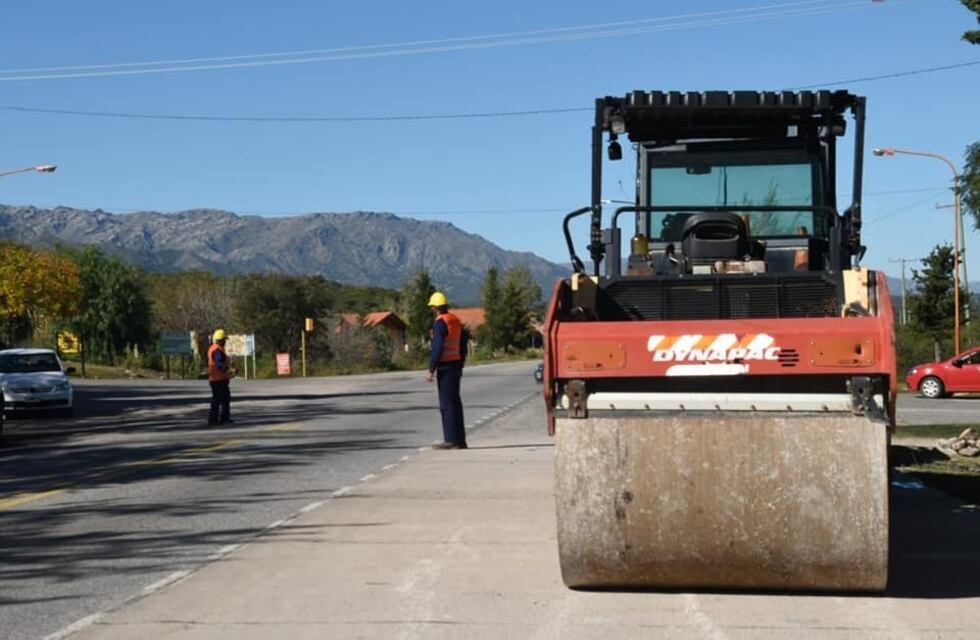 Iniciaron importantes obras viales en el corredor de Los Comechingones