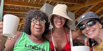 Así son las vacaciones de La Mona Jiménez y su familia en el Caribe.