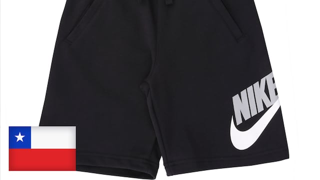 ¿Conviene comprar en Chile?: esto es lo que cuesta un short Nike.
