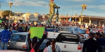 Vecinos protagonizaron una histórica protesta en el centro de la ciudad