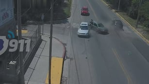 El siniestro vial ocurrió en barrio Guiñazú.