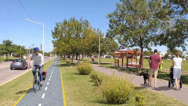 Así quedará la nueva ciclovía en Estanislao del Campo