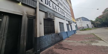 La sede gremial de Fausta al 5300 sufrió un principio de incendio el miércoles 3 de abril.