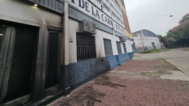 La sede gremial de Fausta al 5300 sufrió un principio de incendio el miércoles 3 de abril.