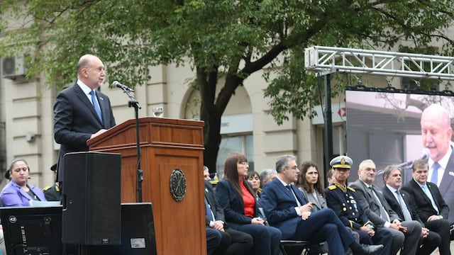 Omar Perotti encabezó su último acto por el 9 de Julio como gobernador en Rafaela