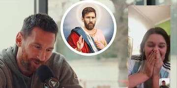 Lionel Messi y la historia de la estampita