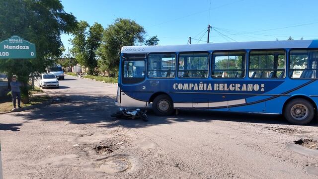 Accidente en Avenida Jujuy y Mendoza
