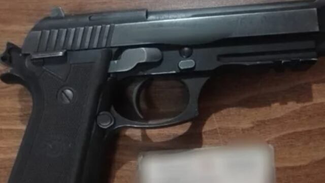 Un hombre fue detenido tras amenazas con arma de fuego.