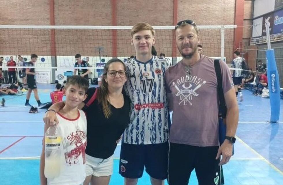 Martín González, jugador de Arroyito, disputa la Liga Nacional Masculina para Córdoba Vóley