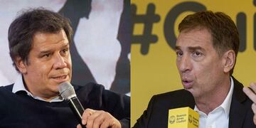 Facunda Manes y Diego Santilli intercambiaron tuits que calentaron la interna electoral. (Diario Democracia).