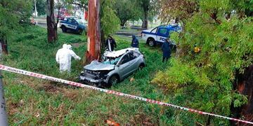 FOTO ARCHIVO: Accidente fatal en la colectora Córdoba-Carlos Paz. Foto: Nestor Ghino / El Doce.