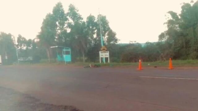 San Javier: lamentablemente, falleció el ciclista atropellado.