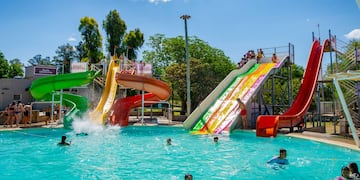El Parque acuático en donde ocurrió el accidente.