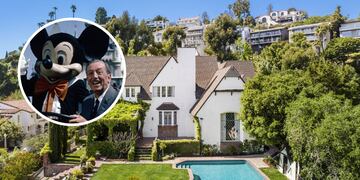 Mágica y de ensueño: así es por dentro la increíble mansión de Walt Disney que está en alquiler