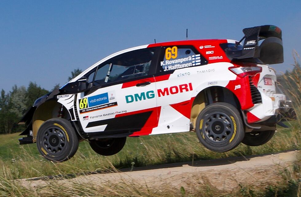 Rally Mundial: largan en Estonia; Rovanpera dominó en el shakedown con Toyota