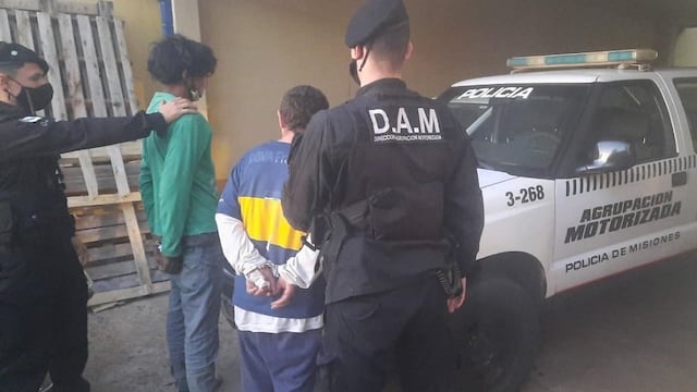 Terminaron detenidos por una gresca con armas blancas y amenazas a la Policía. Policía de Misiones