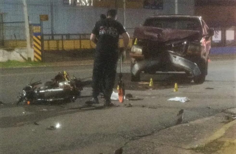 Posadas: un motociclista falleció atropellado por un automovilista alcoholizado