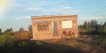 El módulo que levantó la Municipalidad de Alvear y ahora está a la venta.