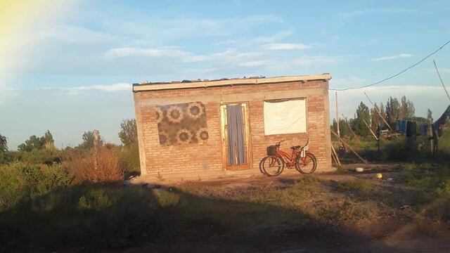 El módulo que levantó la Municipalidad de Alvear y ahora está a la venta.