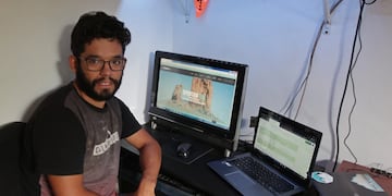 Rodrigo, el joven de Neuquén que trabaja para una empresa de Estados Unidos.