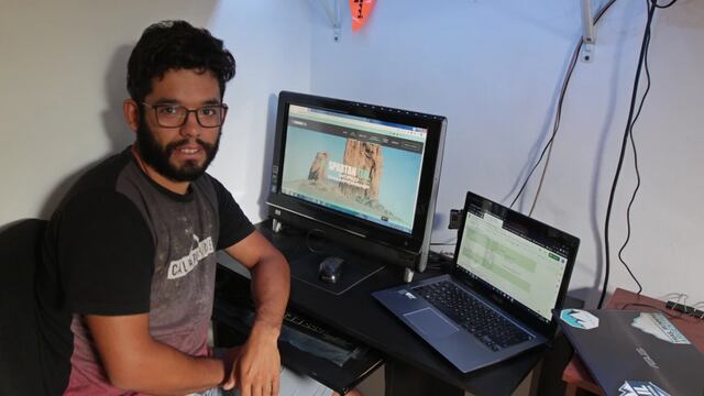 Rodrigo, el joven de Neuquén que trabaja para una empresa de Estados Unidos.