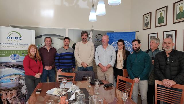 "Cumplimos una vez más con las gestiones comprometidas con la Asociación Hotelera y Gastronómica" dijo Giano.