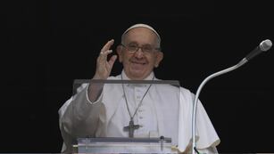 El Papa Francisco, en la Plaza San Pedro, este domingo 18 de junio. Foto: Vatican News.